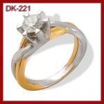 Pierścionek z brylantem 0.55ct DK-221