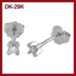 Kolczyki z brylantami 0.07ct DK-29K