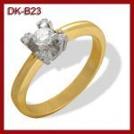 Pierścionek z brylantami 0.18ct DK-B23