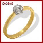 Pierścionek z brylantem 0.035ct DK-B45