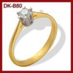 Pierścionek z brylantami 0.2ct DK-B80