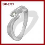 Pierścionek z brylantem 0.09ct DK-D11