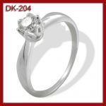 Pierścionek z brylantem 0.26ct DK-D204