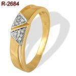 Pierścionek z diamentami 0.005ct R-2684