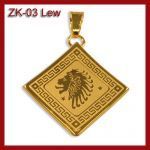 Złota zawieszka - Znak zodiaku Lew ZK-03